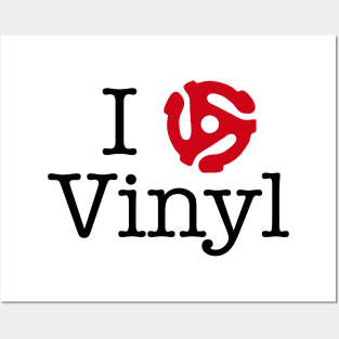 I Love Vinyl featuring 45 Insert T-Shirt Posters and Art